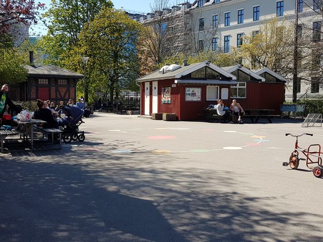 Photo of Bemandet legeplads i Ørstedsparken ved Nørre Farimagsgade